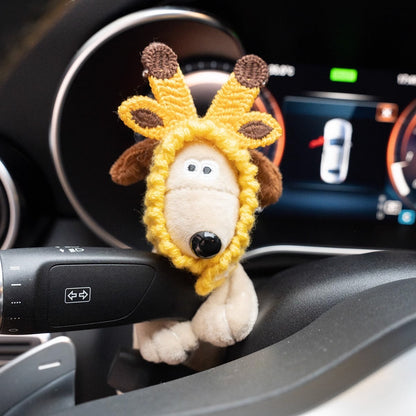 Roztomilý plyšový pejsek do auta